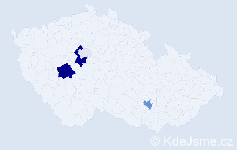 Příjmení: 'Robson', počet výskytů 12 v celé ČR