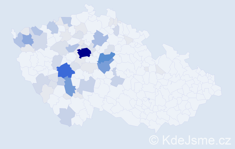 Příjmení: 'Převrátil', počet výskytů 230 v celé ČR