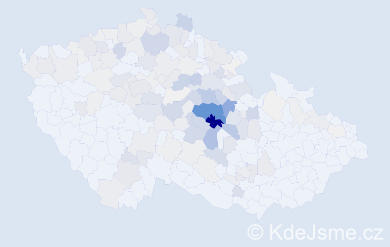 Příjmení: 'Netolická', počet výskytů 599 v celé ČR