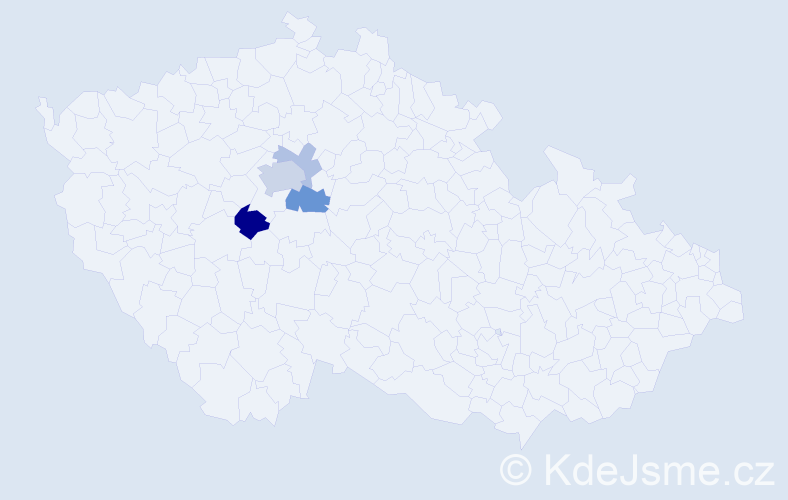 Příjmení: 'Niewaldová', počet výskytů 10 v celé ČR