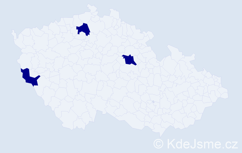 Příjmení: '"Dang Thi Ngoc"', počet výskytů 3 v celé ČR