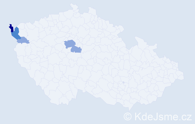 Příjmení: 'Elizeusová', počet výskytů 13 v celé ČR