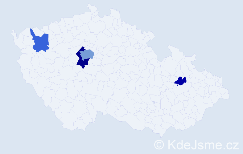 Příjmení: 'Kolosov', počet výskytů 16 v celé ČR