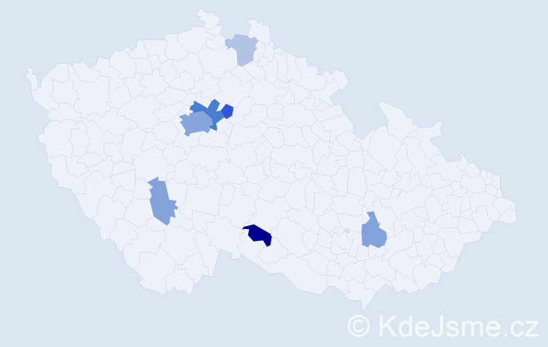 Příjmení: 'Butash', počet výskytů 20 v celé ČR