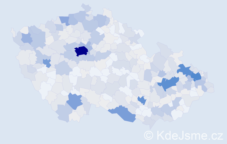 Příjmení: 'Schneider', počet výskytů 1656 v celé ČR