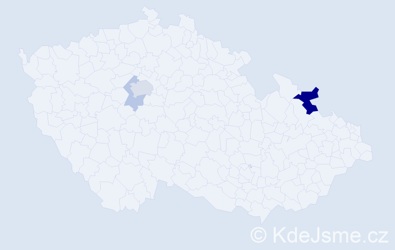 Příjmení: 'Leunová', počet výskytů 8 v celé ČR