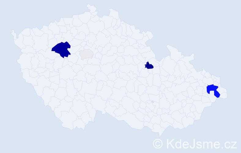 Příjmení: 'Nalevanková', počet výskytů 12 v celé ČR