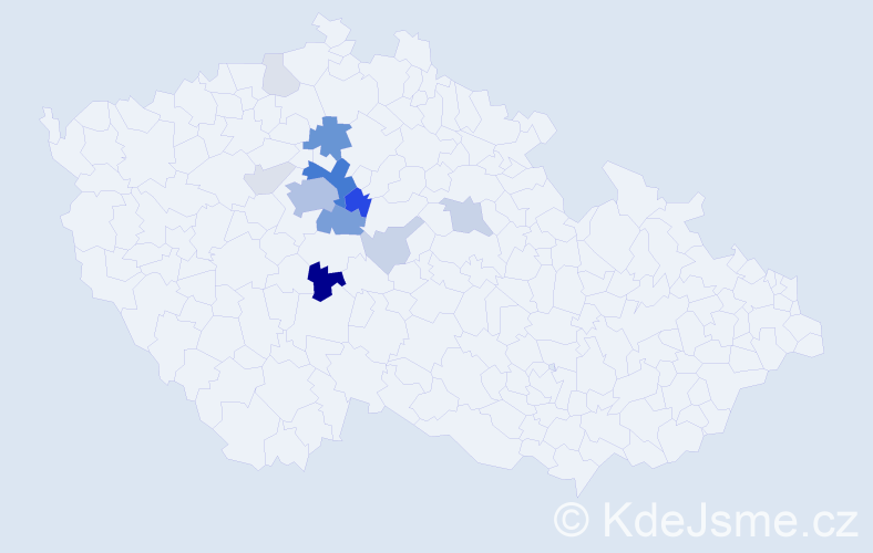 Příjmení: 'Rollo', počet výskytů 51 v celé ČR