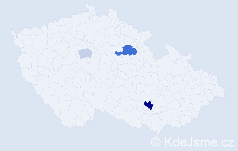Příjmení: 'Robert', počet výskytů 6 v celé ČR