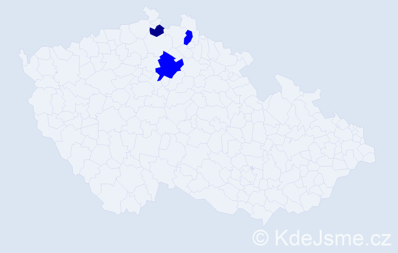 Příjmení: 'Kutlochová', počet výskytů 4 v celé ČR