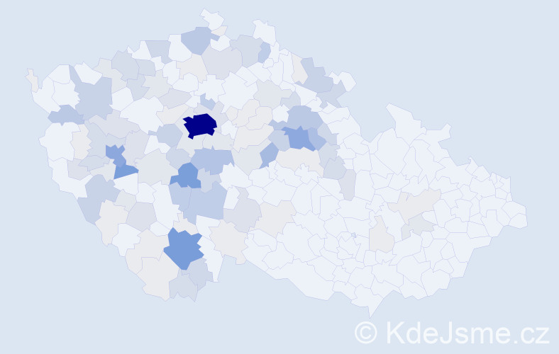 Příjmení: 'Vaniš', počet výskytů 415 v celé ČR
