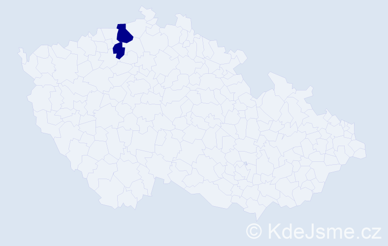 Příjmení: 'Patzlová', počet výskytů 2 v celé ČR