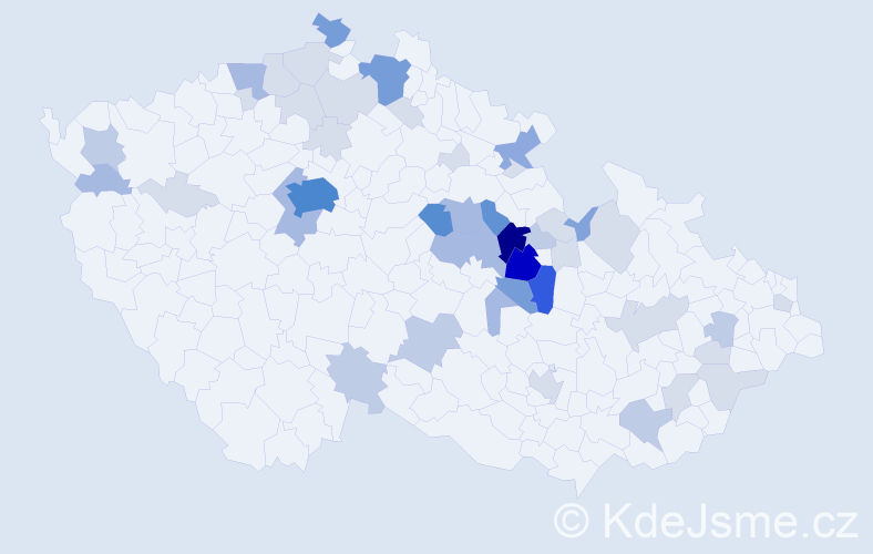 Příjmení: 'Zerzán', počet výskytů 153 v celé ČR