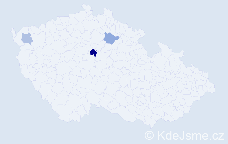 Příjmení: 'Filipčiková', počet výskytů 4 v celé ČR
