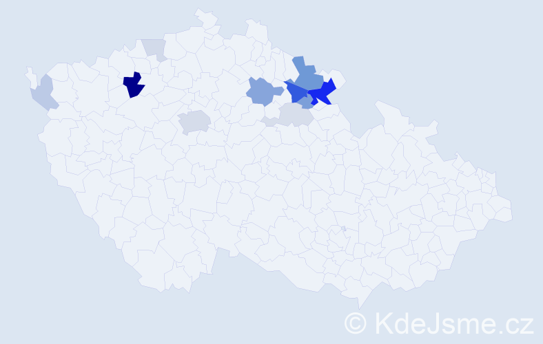 Příjmení: 'Teuberová', počet výskytů 33 v celé ČR