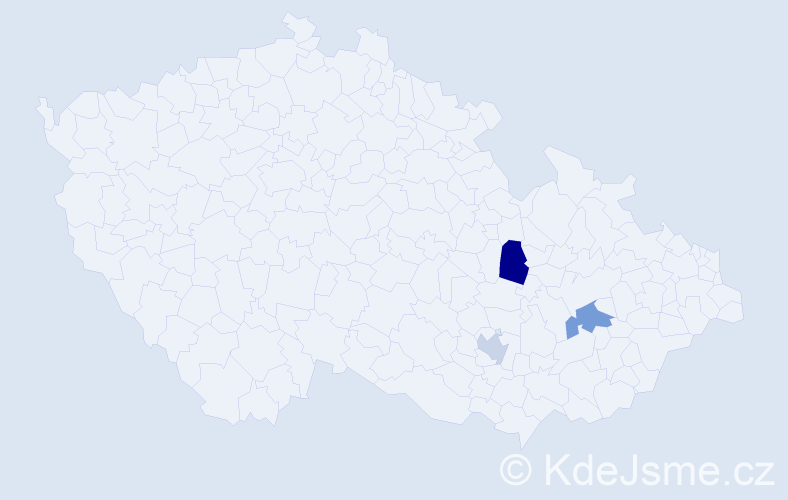 Příjmení: 'Fiebichová', počet výskytů 18 v celé ČR