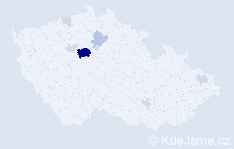 Příjmení: 'Shapovalova', počet výskytů 24 v celé ČR