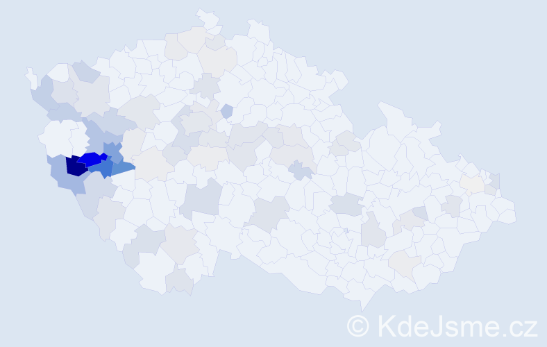 Příjmení: 'Štenglová', počet výskytů 246 v celé ČR