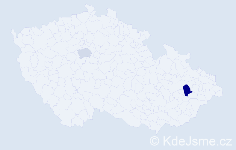 Příjmení: 'Kessel', počet výskytů 9 v celé ČR
