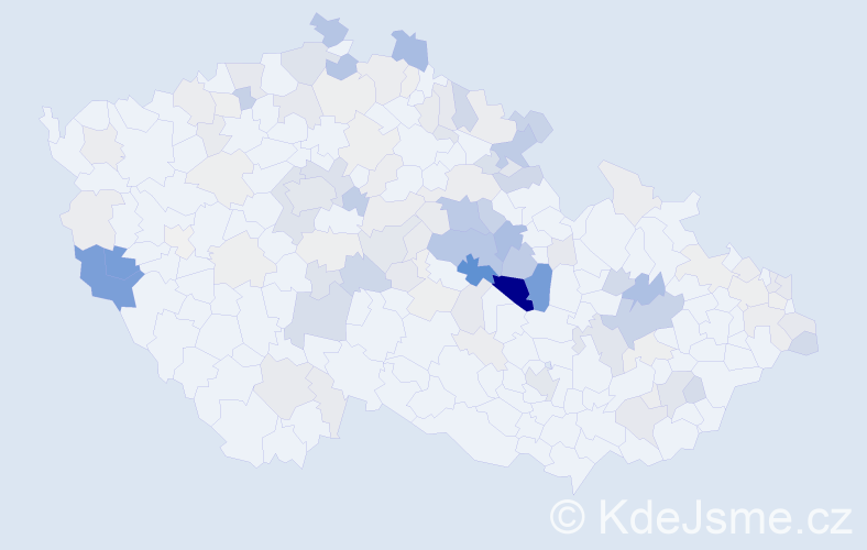 Příjmení: 'Stodola', počet výskytů 444 v celé ČR