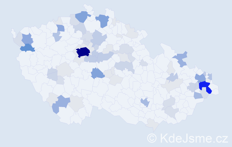 Příjmení: 'Malinovský', počet výskytů 259 v celé ČR
