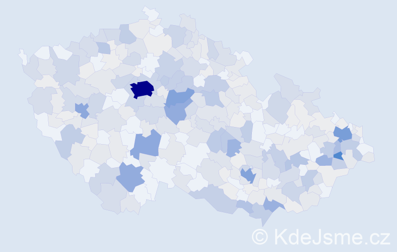 Příjmení: 'Dobiášová', počet výskytů 1300 v celé ČR