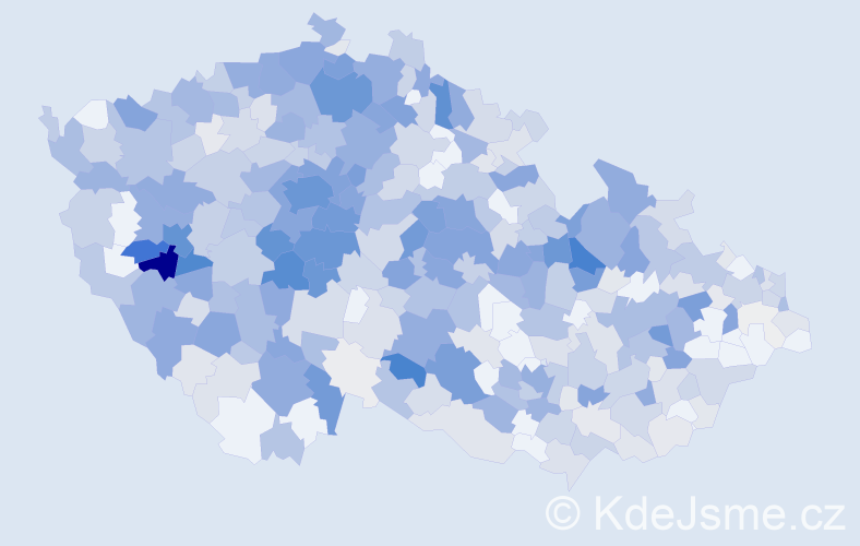 Příjmení: 'Skálová', počet výskytů 2210 v celé ČR