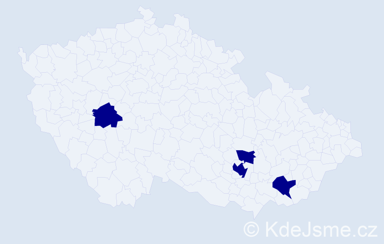 Příjmení: 'Jambalsuren', počet výskytů 4 v celé ČR