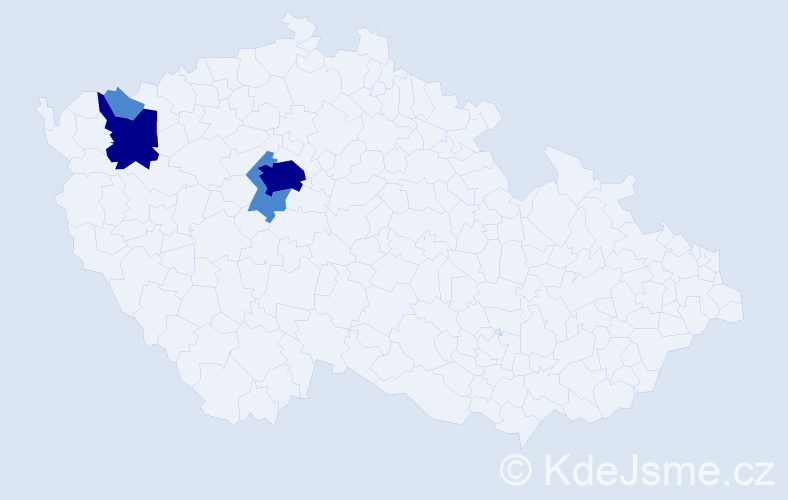 Příjmení: 'Struhač', počet výskytů 8 v celé ČR
