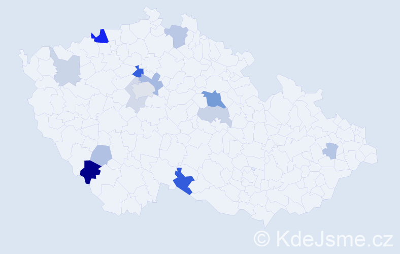 Příjmení: 'Šabouková', počet výskytů 31 v celé ČR
