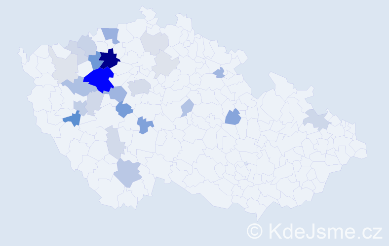Příjmení: 'Sainer', počet výskytů 80 v celé ČR