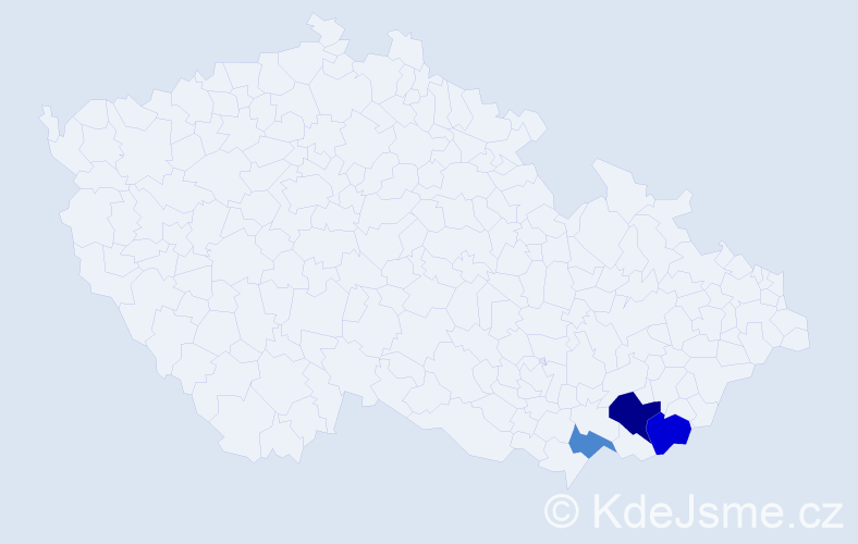 Příjmení: 'Schottlová', počet výskytů 10 v celé ČR
