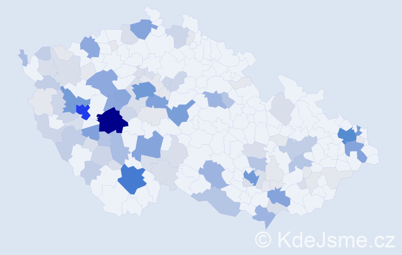 Příjmení: 'Flachs', počet výskytů 425 v celé ČR
