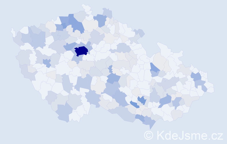Příjmení: 'Zimmermannová', počet výskytů 646 v celé ČR