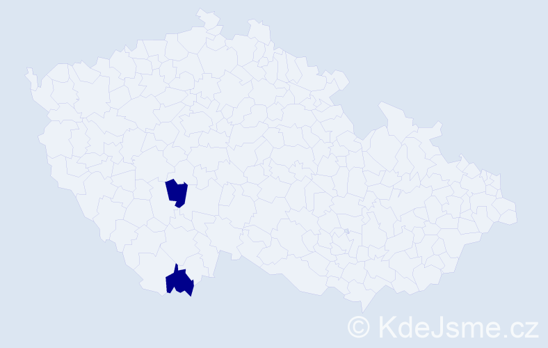 Příjmení: 'Windischhofer', počet výskytů 2 v celé ČR