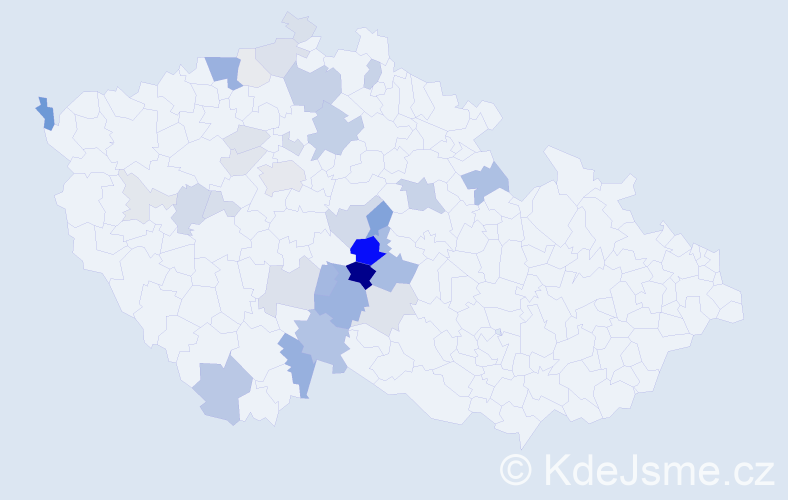 Příjmení: 'Lepešková', počet výskytů 108 v celé ČR