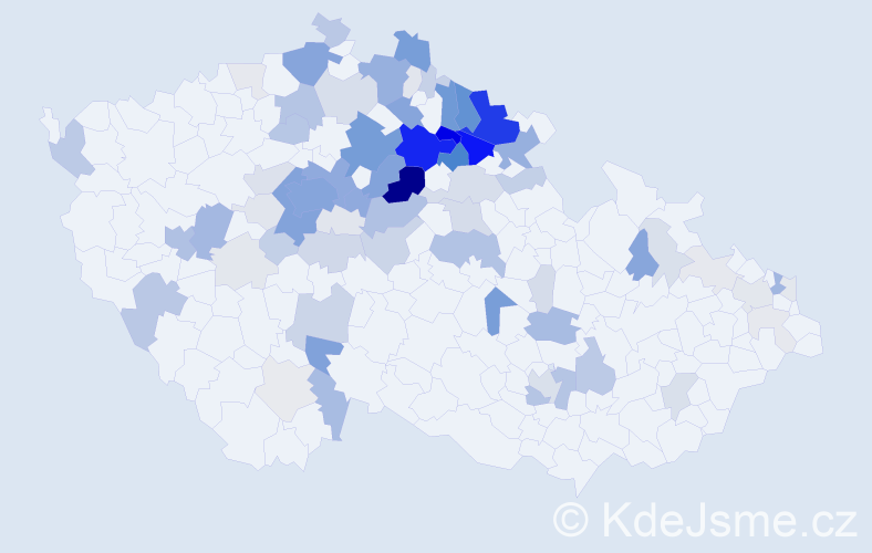 Příjmení: 'Šorm', počet výskytů 351 v celé ČR