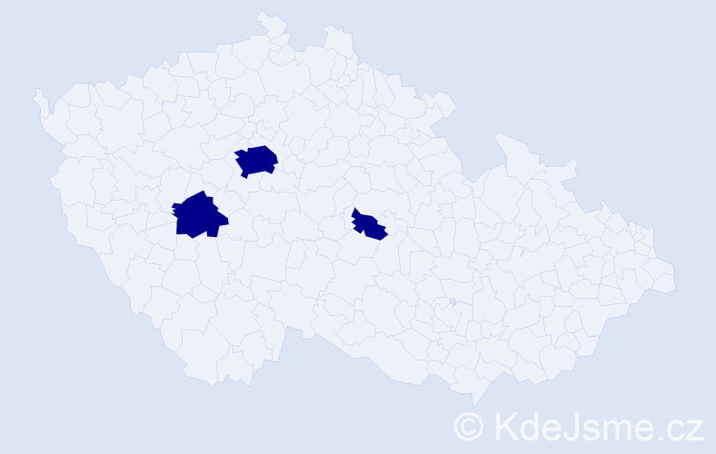 Příjmení: 'Roşca', počet výskytů 3 v celé ČR