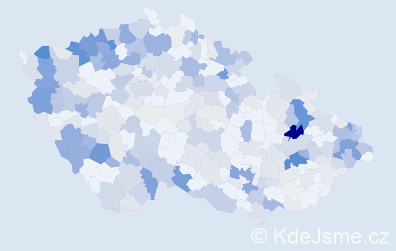 Příjmení: 'Lacko', počet výskytů 1176 v celé ČR