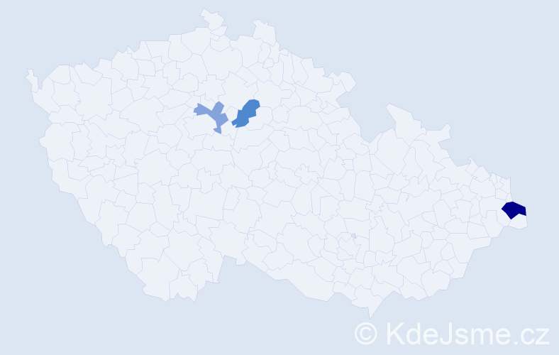 Příjmení: 'Squerziová', počet výskytů 5 v celé ČR