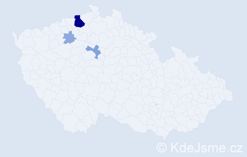 Příjmení: 'Charchoň', počet výskytů 11 v celé ČR