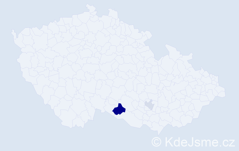 Příjmení: 'Beleščiak', počet výskytů 3 v celé ČR