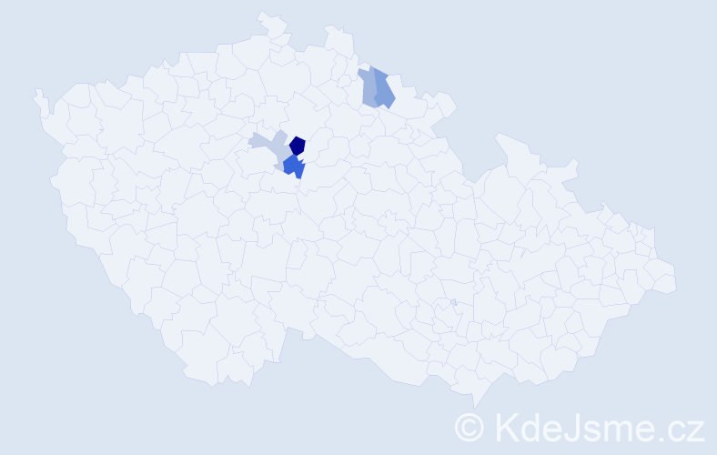 Příjmení: 'Neuhäusel', počet výskytů 14 v celé ČR