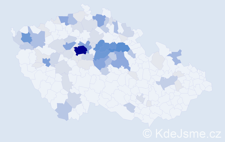 Příjmení: 'Drahokoupilová', počet výskytů 339 v celé ČR