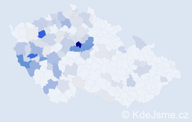 Příjmení: 'Kaše', počet výskytů 376 v celé ČR