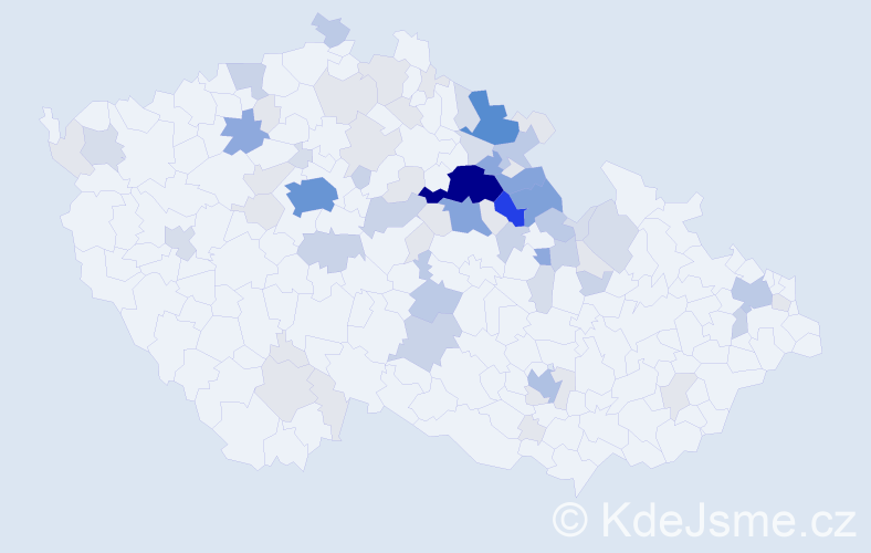 Příjmení: 'Vašata', počet výskytů 235 v celé ČR