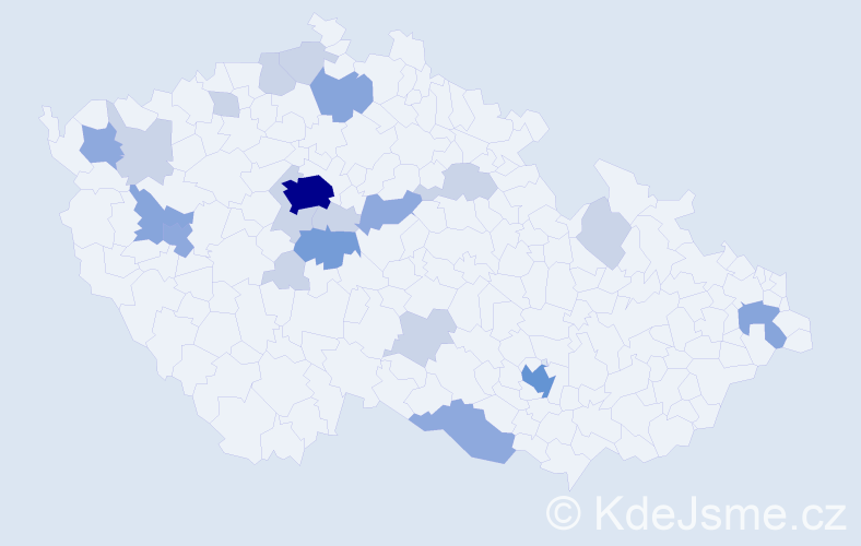 Příjmení: 'Phillips', počet výskytů 49 v celé ČR