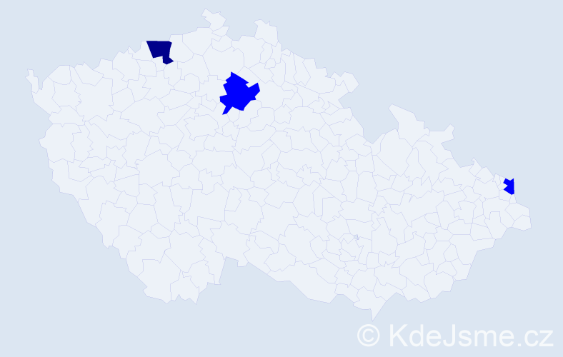 Příjmení: 'Sarkisjanová', počet výskytů 4 v celé ČR