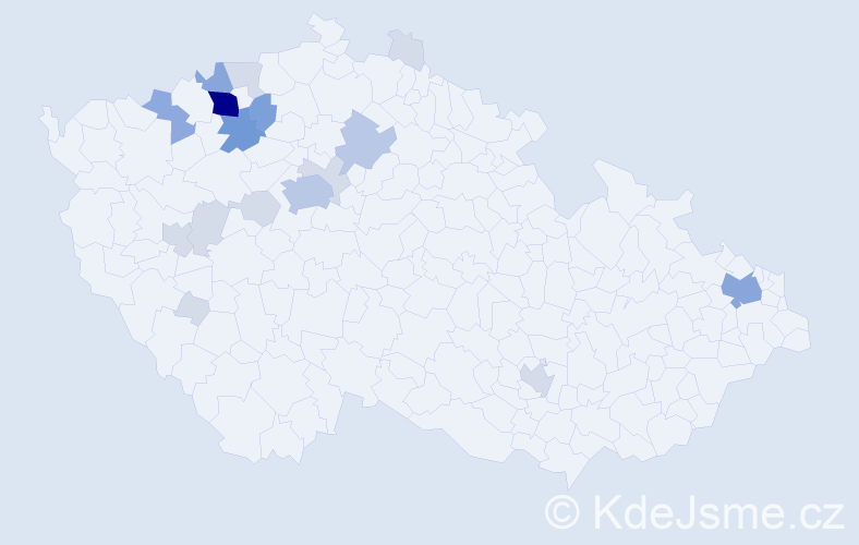 Příjmení: 'Scheithauerová', počet výskytů 52 v celé ČR