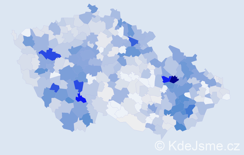 Příjmení: 'Petřík', počet výskytů 2271 v celé ČR